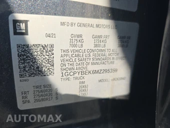 2021 Chevrolet Silverado 1500 Custom Crew Cab Short Bed 1CX - miniatura 14