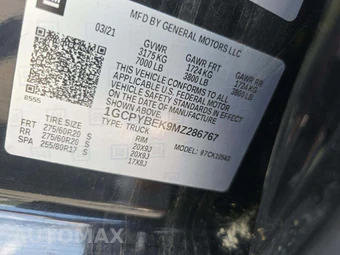 2021 Chevrolet Silverado 1500 Custom Crew Cab Short Bed 1CX - miniatura 2