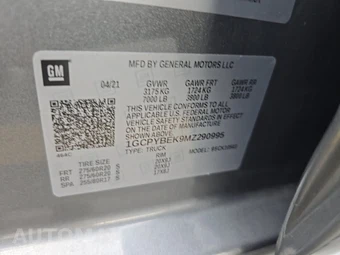 2021 Chevrolet Silverado 1500 Custom Crew Cab Short Bed 1CX - miniatura 14