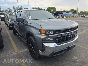 2021 Chevrolet Silverado 1500 Custom Crew Cab Short Bed 1CX - miniatura 3