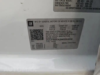 2021 Chevrolet Silverado 1500 Custom Crew Cab Short Bed 1CX - miniatura 14