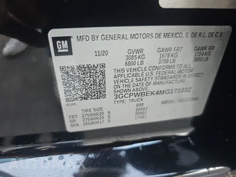 2021 Chevrolet Silverado 1500 Custom Crew Cab Short Bed 1CX - miniatura 14