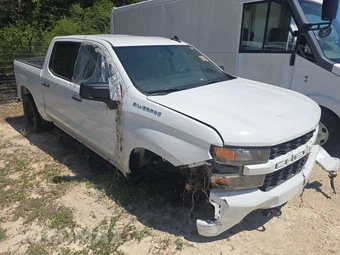 2021 Chevrolet Silverado 1500 Custom Crew Cab Short Bed 1CX - miniatura 3