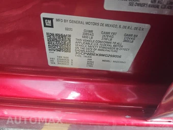 2021 Chevrolet Silverado 1500 Custom Crew Cab Short Bed 1CX - miniatura 14