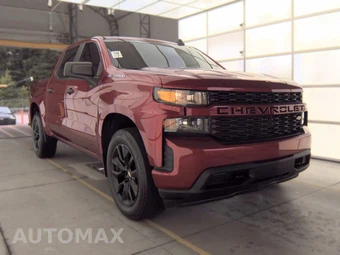 2021 Chevrolet Silverado 1500 Custom Crew Cab Short Bed 1CX - miniatura 3