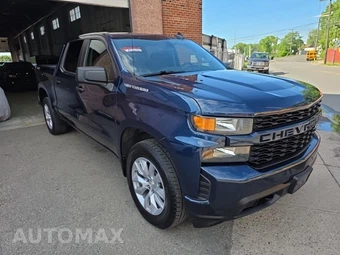 2021 Chevrolet Silverado 1500 Custom Crew Cab Short Bed 1CX - miniatura 3