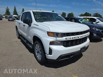 2021 Chevrolet Silverado 1500 Custom Crew Cab Short Bed 1CX - miniatura 3
