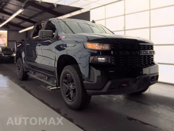 2021 Chevrolet Silverado 1500 Custom Trail Boss Crew Cab Short Bed 2CX - miniatura 3