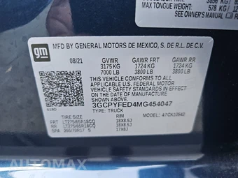 2021 Chevrolet Silverado 1500 LT Trail Boss Crew Cab Short Bed 2LT - miniatura 15
