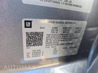 2021 Chevrolet Silverado 1500 LTZ Crew Cab Short Bed 1LZ - miniatura 2