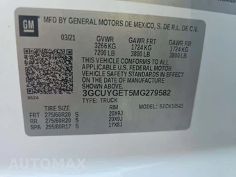 2021 Chevrolet Silverado 1500 LTZ Crew Cab Short Bed 1LZ - miniatura 5