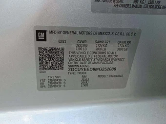 2021 Chevrolet Silverado 1500 RST Crew Cab Short Bed 1SP - miniatura 5