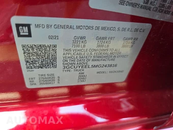 2021 Chevrolet Silverado 1500 RST Crew Cab Short Bed 1SP - miniatura 14
