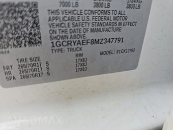 2021 Chevrolet Silverado 1500 WT Extended Cab Medium Bed 1WT – miniatura 14