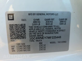 2021 Chevrolet Silverado 2500HD LT Crew Cab Long Bed 1LT - miniatura 14