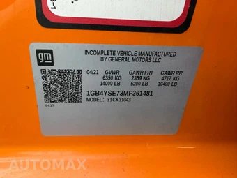 2021 Chevrolet Silverado 3500HD Cab Chassis WT Crew Cab 1WT DRW - miniatura 4
