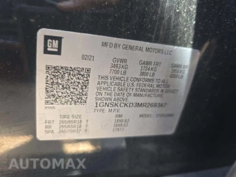 2021 Chevrolet Suburban LT 1LT - miniatura 5