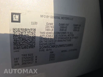 2021 Chevrolet Tahoe LT 1LT – miniatura 15