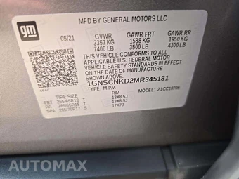 2021 Chevrolet Tahoe LT 1LT – miniatura 5
