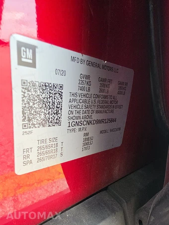 2021 Chevrolet Tahoe LT 1LT - miniatura 14