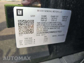 2021 Chevrolet Tahoe RST 1SP - miniatura 5