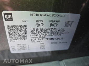2021 Chevrolet Tahoe Z71 2Z7 - miniatura 17