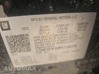 2021 Chevrolet Traverse LS 1LS – miniatura 14