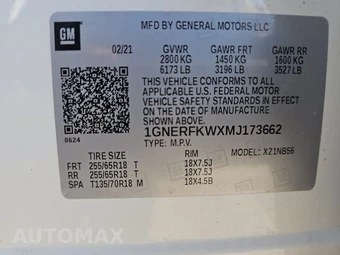 2021 Chevrolet Traverse LS 1LS – miniatura 15