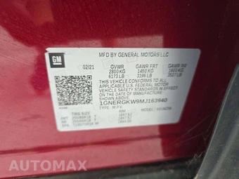 2021 Chevrolet Traverse LT Cloth 1LT – miniatura 2