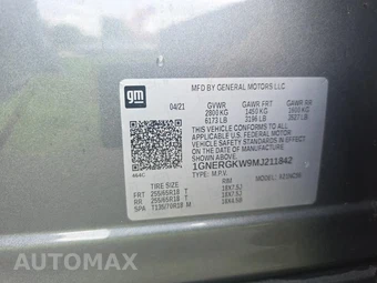 2021 Chevrolet Traverse LT Cloth 1LT - miniatura 17