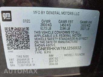 2021 Chevrolet Traverse LT Leather 3LT - miniatura 2