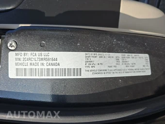2021 Chrysler Pacifica Hybrid Touring L 121.6" WB - miniatura 15