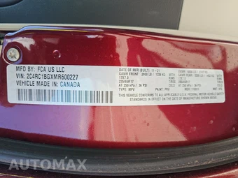 2021 Chrysler Pacifica Touring L 121.6" WB – miniatura 15