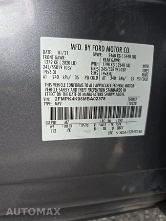 2021 Ford Edge Titanium – miniatura 14