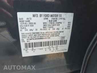 2021 Ford Edge Titanium - miniatura 14