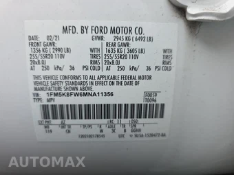 2021 Ford Explorer Hybrid Limited - miniatura 17