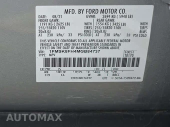 2021 Ford Explorer Limited – miniatura 5