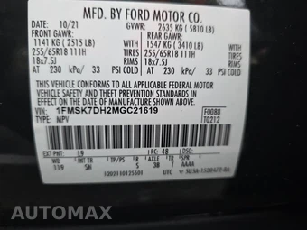 2021 Ford Explorer XLT - miniatura 15