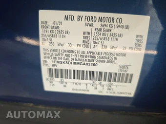 2021 Ford Explorer XLT - miniatura 13