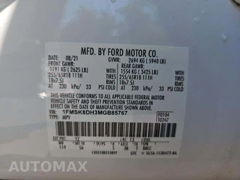 2021 Ford Explorer XLT - miniatura 5