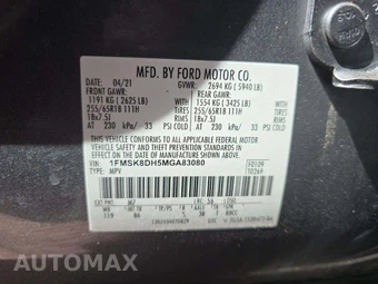 2021 Ford Explorer XLT - miniatura 5