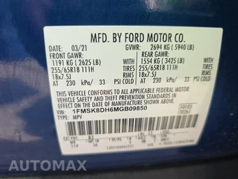 2021 Ford Explorer XLT - miniatura 17