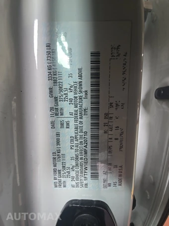 2021 Ford F-150 Hybrid Limited Crew Cab Short Bed - miniatura 15