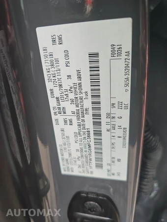2021 Ford F-150 Raptor Crew Cab Short Bed - miniatura 21