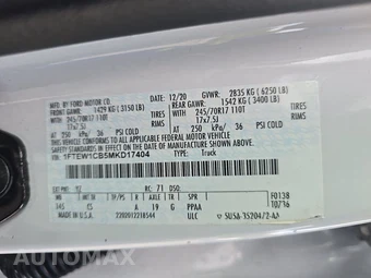 2021 Ford F-150 XL Crew Cab Short Bed - miniatura 14