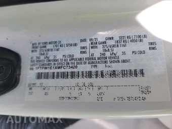 2021 Ford F-150 XLT Crew Cab Medium Bed - miniatura 14
