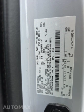 2021 Ford F-150 XLT Crew Cab Short Bed - miniatura 14