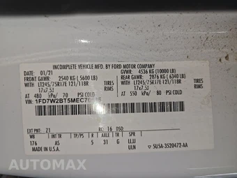 2021 Ford Super Duty F-250 XL Crew Cab Long Bed - miniatura 14