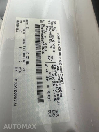 2021 Ford Super Duty F-350 Cab Chassis XL Crew Cab DRW - miniatura 10