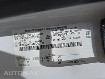 2021 Ford Super Duty F-350 Cab Chassis XL Extended Cab w/Rear Doors DRW - miniatura 14